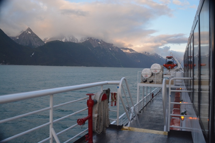 sunset on the Inside Passage